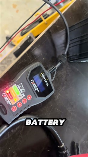 No battery test with multimeter!