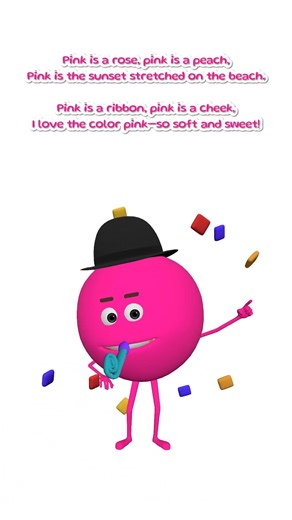 I love the color pink | Kiddie Speak #toddlersongs