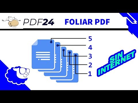 Cómo foliar PDF enumerar PDF al revés sin internet - Gratis y fácil