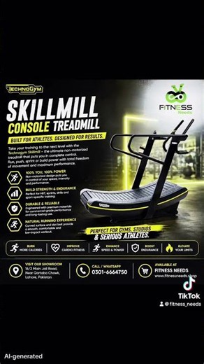 Elevate Your Training with the Technogym Skillmill Console Treadmill!