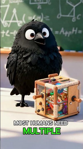 This Crow Solves Problems Harder Than Most Humans