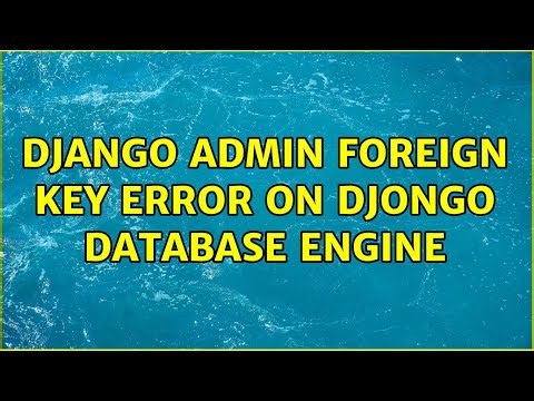 Django Admin Foreign Key Error on Djongo database engine