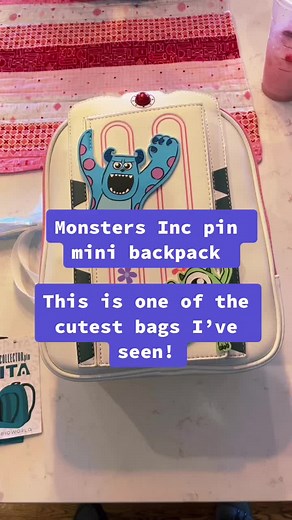 Adorable Monsters Inc Pin Mini Backpack