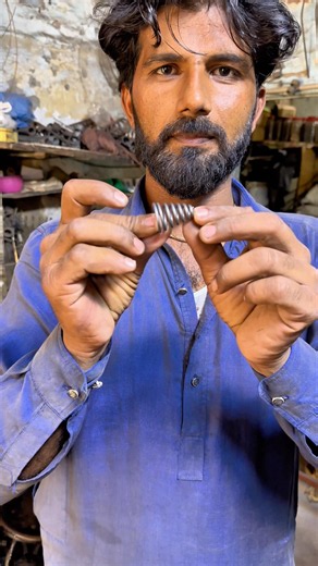 Satisfying Conical Spring Making Process #shorts