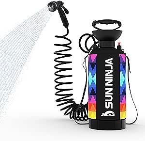 SUN NINJA - Multicolor 8L Portable Shower