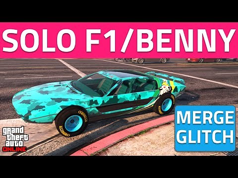 GTA 5 SOLO F1/ BENNY WHEELS Merge Glitch On Any Car To Car - How to Do F1 Rims (Service) PC/Xbox/PS4