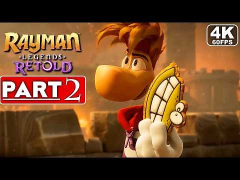 RAYMAN LEGENDS RETOLD Gameplay Walkthrough Part 2 [4K 60FPS] - No Commentary