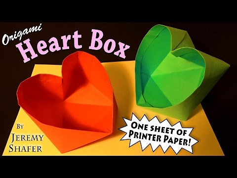 Origami Heart Box