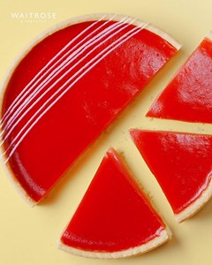 557 reactions · 54 shares | Topped with a rosé wine jelly glaze and white chocolate decoration, our Waitrose 1 Raspberry & Rosé Wine Tart is simply summer on a plate. | Waitrose & Partners | Facebook