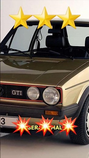 VW GOLF 1 GTI - Der Urvater aller Hot Hatches | Auto Geschichte