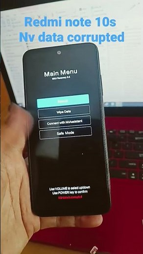 xiaomi redmi note 10s NV data is corrupted #service#shortvideo