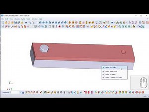 VariCAD – Inserting Parts from Mechanical Parts Library