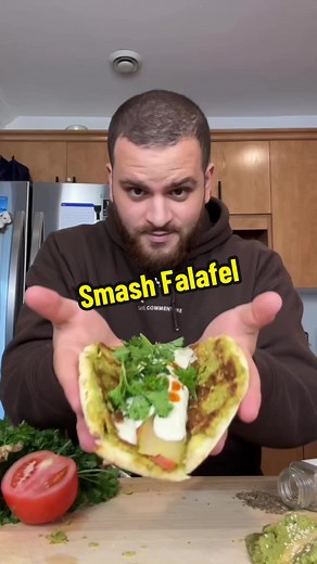 Smash Falafel Wrap Recipe