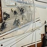 Caydo Scrapbook Paper Storage - 10 Tier Rolling Storage Cart with Drawer and Table Workstation, 12x12 Paper Storage Organizer for Craft Room Home