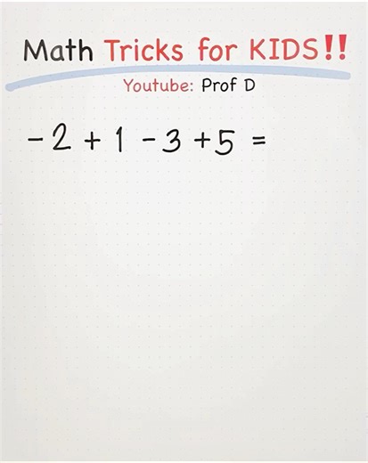 85K views · 443 reactions | Super Cool Math Tricks for Kids – Learn Fast! | Prof D | Facebook
