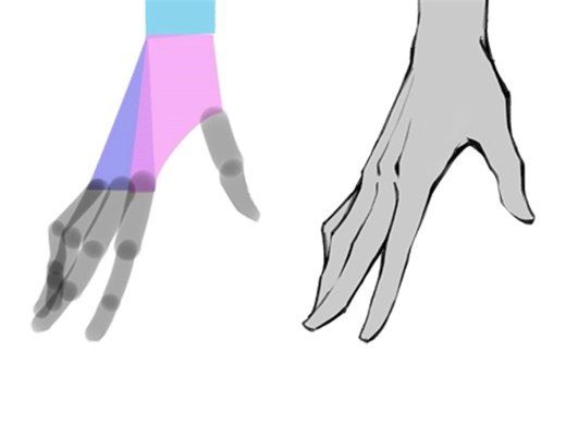 自然放松状态下的手要怎么画？