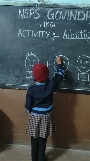 Maths activity on Addition #Maths #activity #ukg #school #fun #education