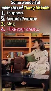 Emmy Rossum Being Absolutely Iconic (Shameless, Opera Vocals & Best Interviews) #shorts #funny #usa
