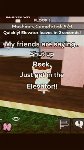 Just get in the elevator!! 😉 #dandysworld :O