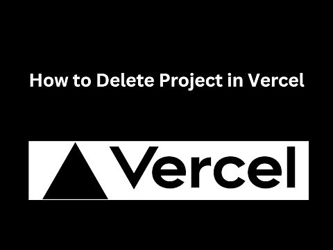 how delete vercel project