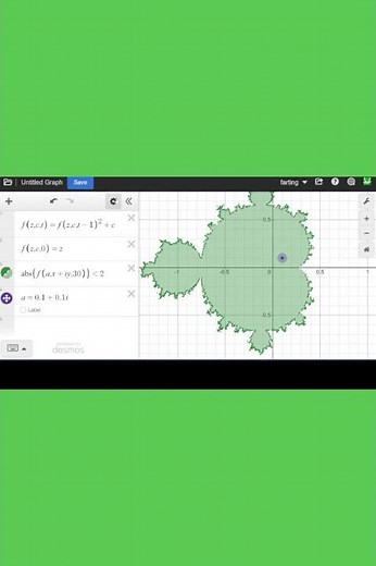 interesting mandelbrot set desmos #desmos #maths