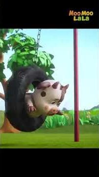 MooMoo LaLa's Swing Mission |FunnyCartoon Shorts for Kids #cartoon #kidsvideo #animation #shorts#fun