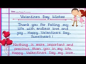Happy Valentine's Day Wishes and messages 💕 | Heart touching lines |