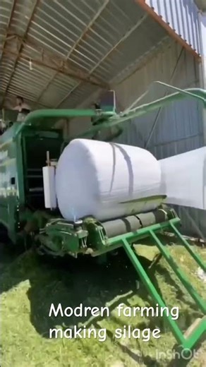 Silage Wrapping in Progress…. 🥬