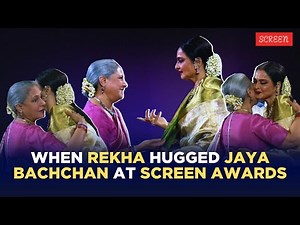 When Rekha Ran to Hug Jaya as Amitabh Bachchan Won Best Actor Award | Throwback