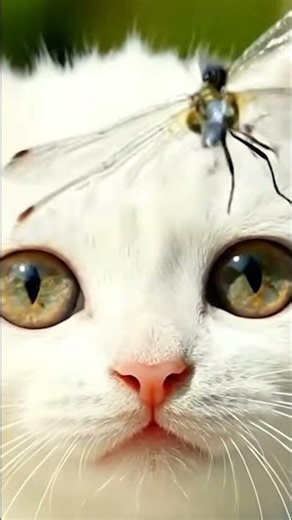 The kitten wants to catch the dragonfly! #kefirthekitten #kittens #forkids