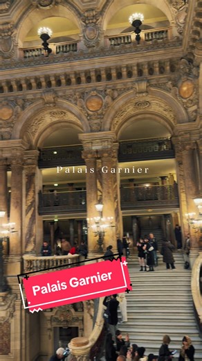 Step inside legendary Palais Garnier,also known as Opera Garnier. Quite possibly the most famous opera house in the world. #paris #operahouse #travelvideos #travelgoals #traveltok