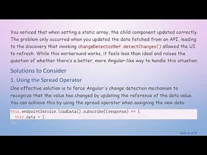 Resolving @ Input() Not Updating UI Issue in Angular Components