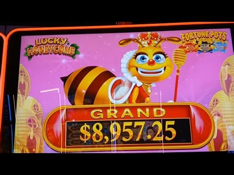CHASING THE BIG GRAND JACKPOT ON LUCKY HONEYCOMB FORTUNE POTS SLOTS