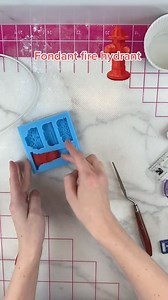  super easy fondant fire hydrant #fondant #fondantart #fondanttutorial #marshmallowfondant #cake #caketips #viral #BVIRAL | Off The Menu | Facebook