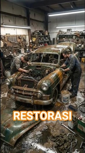 This Rusty Car Comes Back to Life 😱 II #shorts
