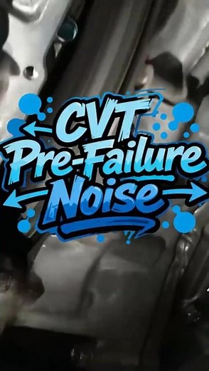 CVT Transmission Noise: Early Sign of Steel Belt Failure #automobile #mechanics #gearbox