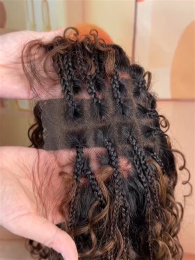Chinalacewig Perfect Brown Braid Bob Wig Try On #wigs #styling#braid#bob#braidstyles