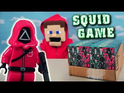 SQUID GAME Blind Box LEGO Mini Figures Toys Netflix Show Unboxing - Puppet Steve