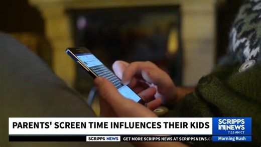 Parents' Phone Usage Linked to Kids' Screen Habits, Study Finds
