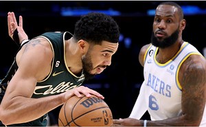 La pelea histórica entre Lakers de LeBron y Celtics de Tatum para 2023