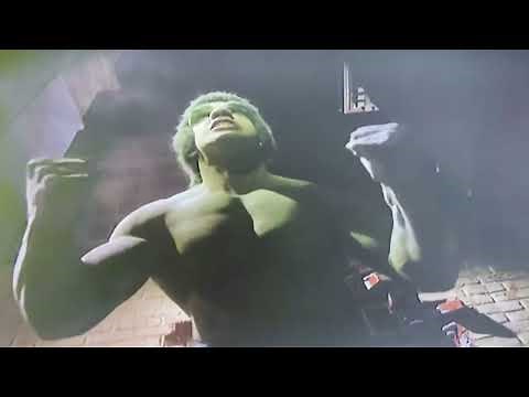 The Incredible Hulk Final Round Hulk breaks through wall scene