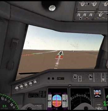 Embraer 130 – Smooth Landing (Cockpit View)