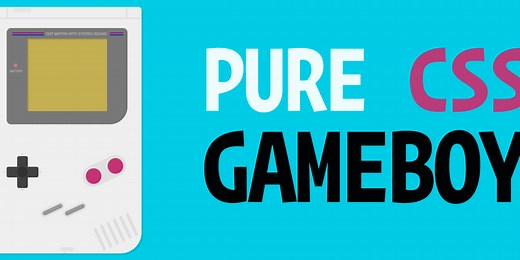 👾 Pure CSS Gameboy
