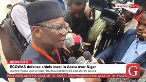 ECOWAS defence chiefs meet in Accra over Niger | Daily Graphic