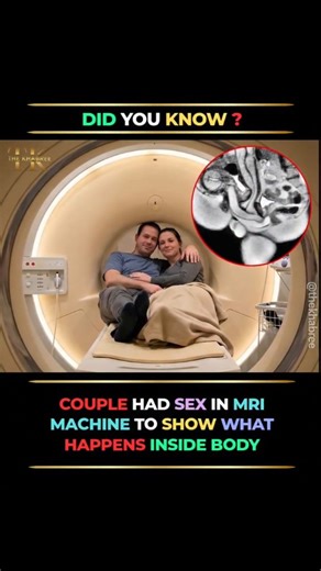 Viralfactt | 100k 🎯 on Instagram: "🧠 SCIENCE OR SHOCK? THIS EXPERIMENT STUNNED THE INTERNET In a highly unusual scientific experiment, a couple agreed to have sex inside an MRI machine — not for sensationalism, but to help researchers understand what actually happens inside the human body during intercourse. Using real-time MRI scans, scientists were able to observe internal anatomy, movement, and positioning that textbooks had only theorized about for decades. The goal wasn’t pleasure or prov