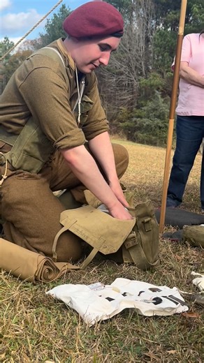 How did a British soldier make tea in WWII? ☕🇬🇧 When you needed a brew on the front lines, you grabbed one thing: the Tommy Cooker. A reenactor from the XXI Independent Parachute Company, British 1st Airborne Division shows how paratroopers heated water in the field using this tiny solid-fuel stove — famous for being slow, smoky, and barely hot enough, but absolutely essential when tea was the only comfort you had. #LivingHistory #WWIIReenactment #BritishAirborne #TommyCooker #BrewUp | The Mus