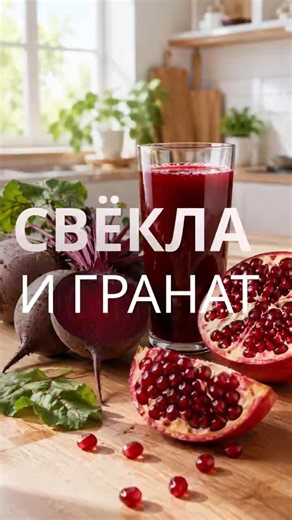 Свёкла и гранатовый сок при холестерине — работают на сосуды, но не так, как вы думаете #холестерин