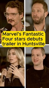 11K views · 47 reactions |  Rocket City takes the spotlight! The Fantastic Four: First Steps trailer debuted at Huntsville’s U.S. Space & Rocket Center, launching beneath a Saturn V rocket.  Set in the 1960s, this Marvel reboot stars Pedro Pascal, Vanessa Kirby, Joseph Quinn, and Ebon Moss-Bachrach. #marvel #rocketcity #huntsville | al.com | Facebook