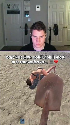 RIP Iconic Rust player model Brinda #rust #rustedit #rustupdate #rustconsole #spoonkid