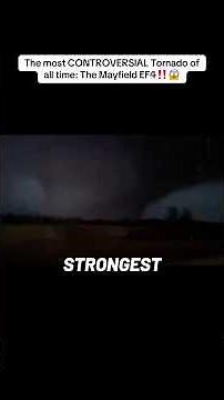 “The Beast” Mayfield Tornado explained‼️😱 #scary #tornado